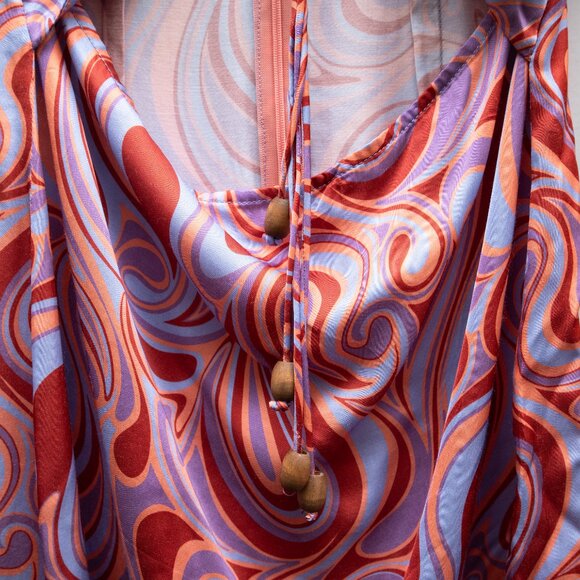 Revolve Song of Style Swirl Cut Out Mini Dress "Coraline" - Picture 10 of 10